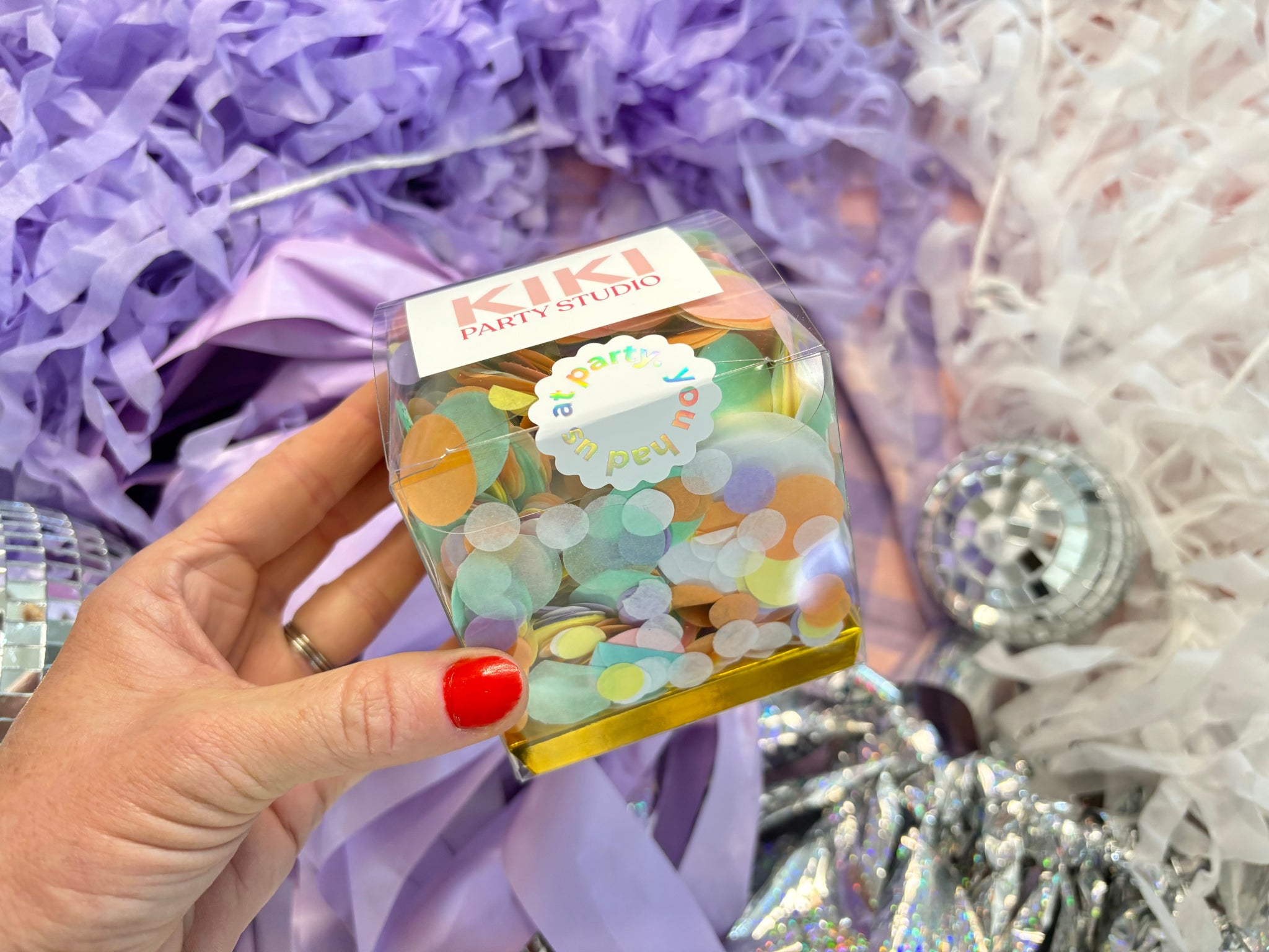 SS | pastel rainbow 100 grams confetti