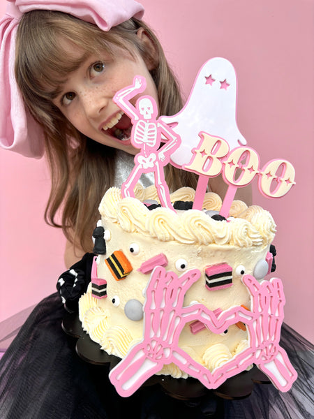 PINK BOO - Cake Topper