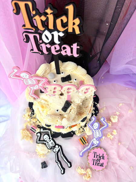 TRICK OR TREAT - Cake Topper or Charm