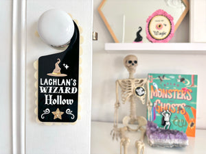 CUSTOM WIZARD COVEN - Acrylic Door Hanger