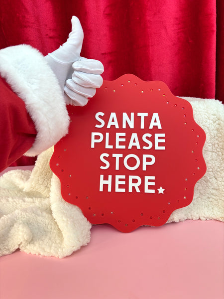 LARGE SANTA SIGN