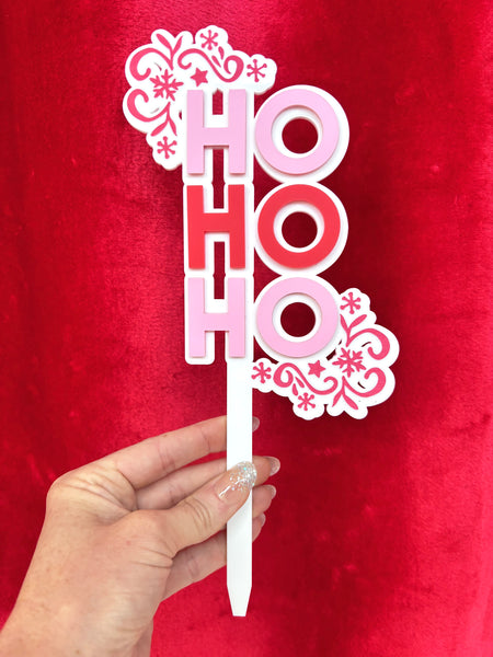 HO HO HO - Dessert Topper