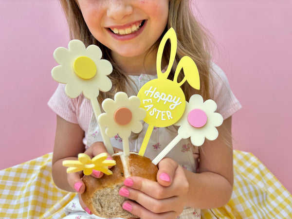 EASTER PETALS - Cake Topper Set