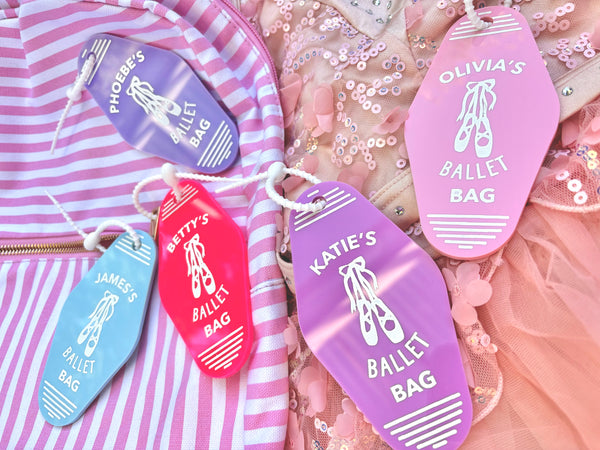 BALLET CUSTOM BAG TAG (sold separately)