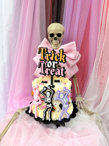 TRICK OR TREAT - Cake Topper or Charm