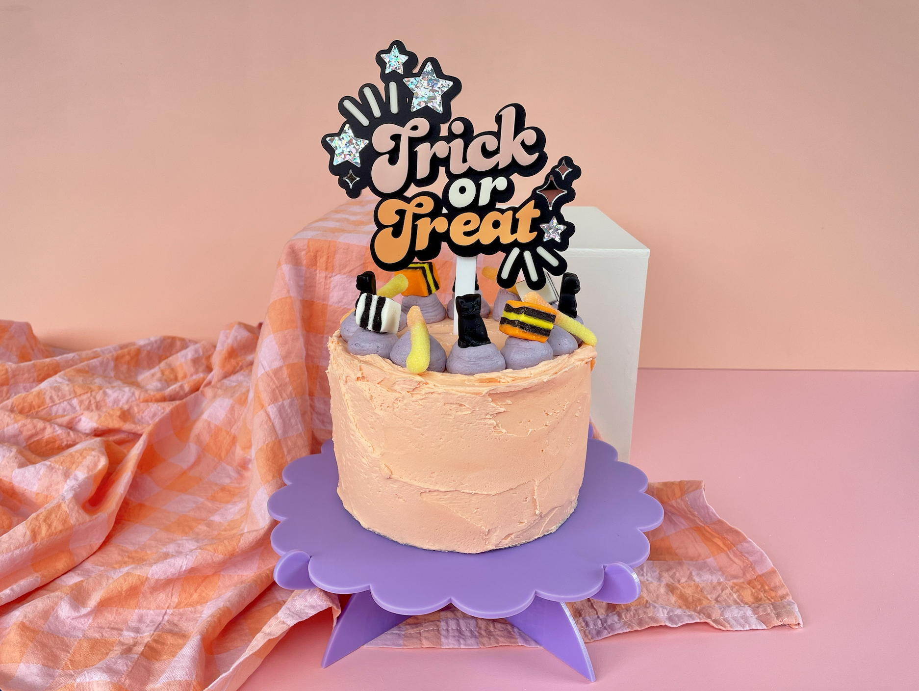 TRICK OR TREAT SHOWSTOPPER- Cake Topper