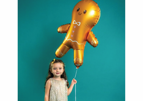 GINGER BREAD MAN FOIL BALLOON