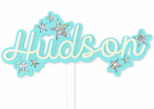 MINT SHINING STAR CUSTOM - Cake Topper