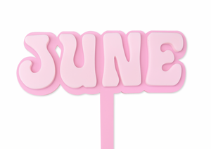 PINK BUBBLE CUSTOM - Cake Topper