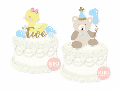 CUSTOM | CUTE DUCKLING AND TEDDY