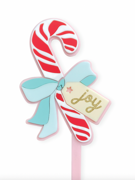 LUXE CANDY CANE - Cake Topper