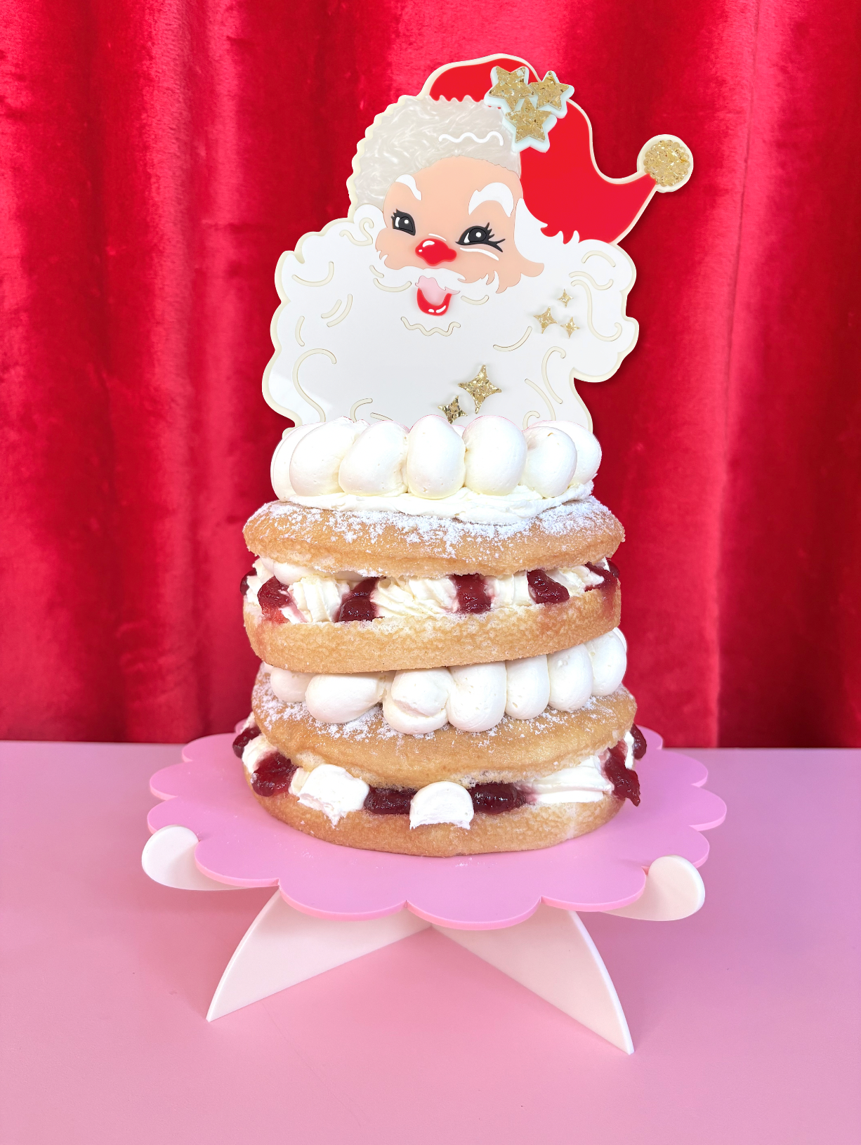 SANTA SHOW STOPPER - Convertible Dessert Topper