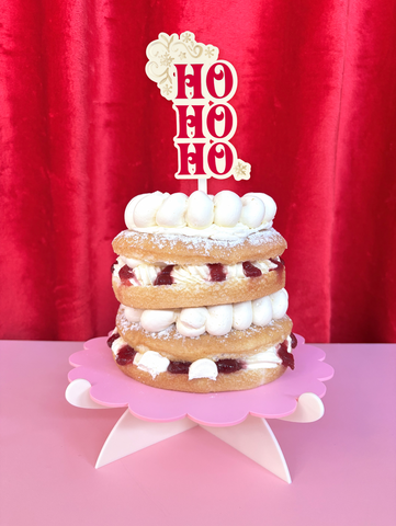 TRADITIONAL HO HO HO - Cake Topper