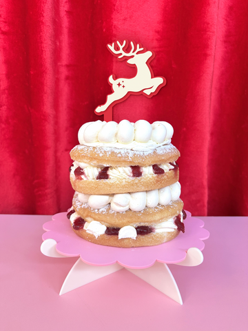 DASHING REINDEER - Cake Topper