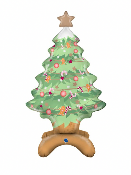 CHRISTMAS TREE FOIL BALLOON SELF STANDING