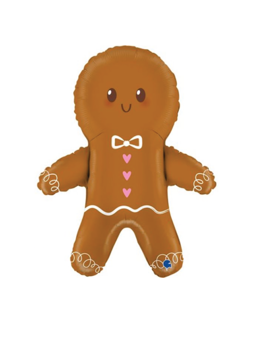 GINGER BREAD MAN FOIL BALLOON