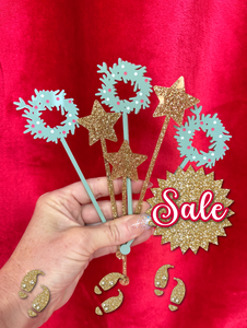 WREATH + STAR - Acrylic Swizzle Sticks