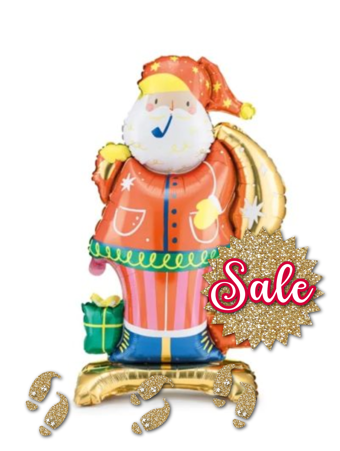 SANTA FOIL BALLOON SELF STANDING