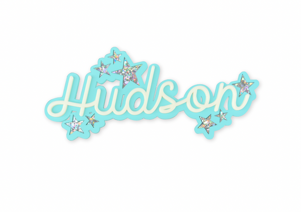 MINT SHINING STAR CUSTOM - Cake Topper