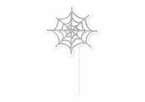 SPARKLE SPIDER WEB  - Cake Topper